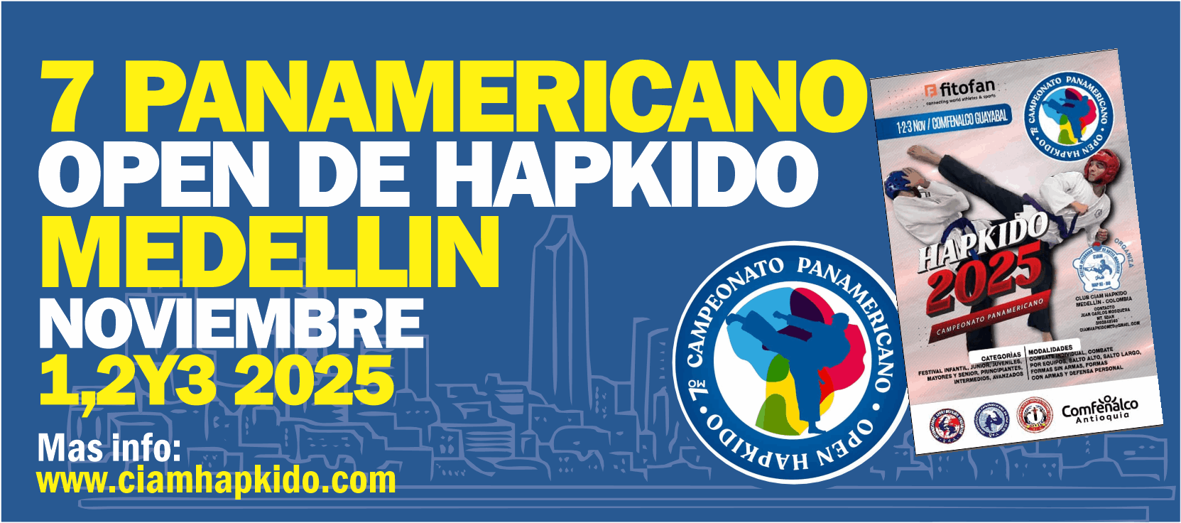 7º Panamericano Open de Hapkido, Medellín 2025
